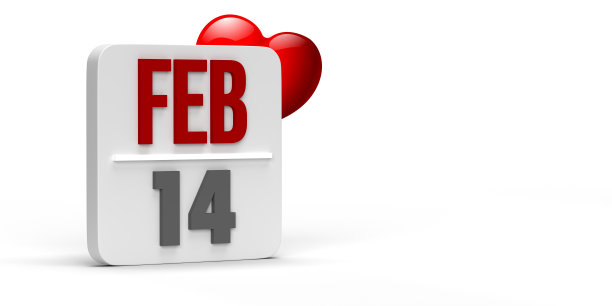 2月14日，用心庆祝情人节图片下载