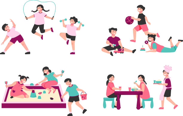 幼儿园活动作文图片下载