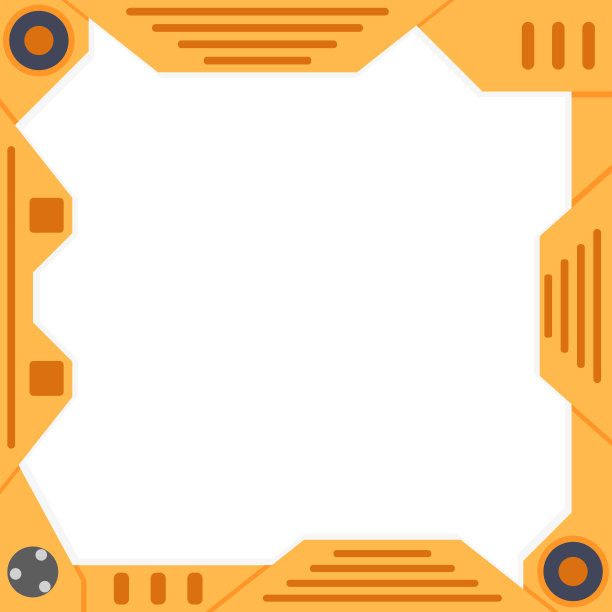 框架模板来设计，大门飞船，钢工业风格框架图片下载