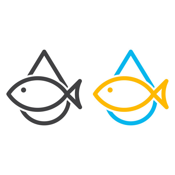 鱼油，欧米茄3。矢量图标模板图片下载