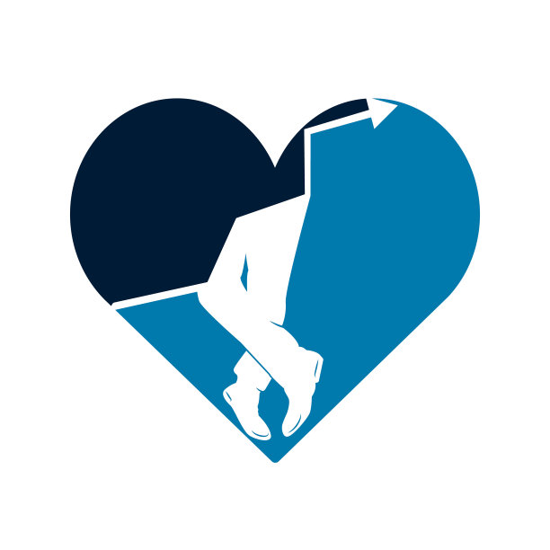 男靴时尚标志设计。图片下载