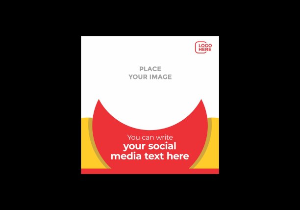 现代社交媒体帖子设计图片下载