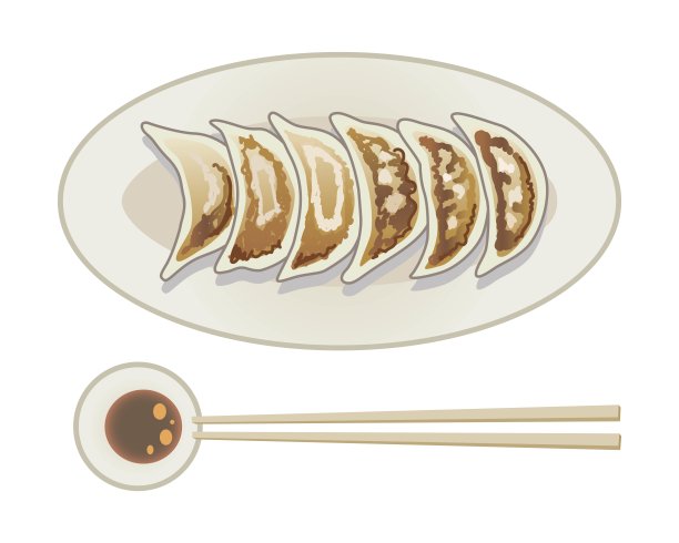 饺子插图素材图片