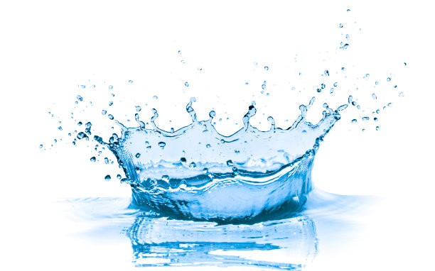 蓝色的水溅图片下载