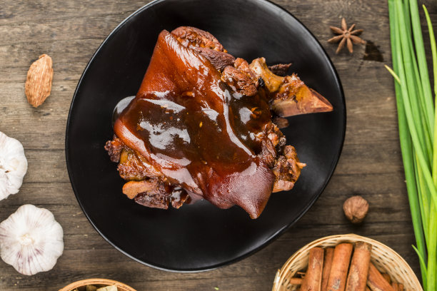 中国菜:红烧猪蹄图片下载