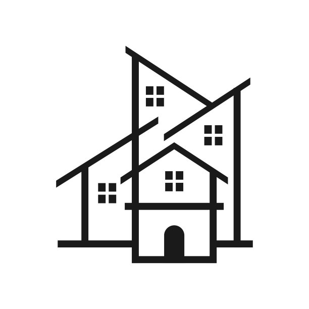 地产行图标插画品牌公司图片下载