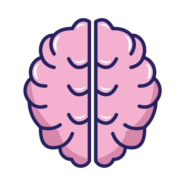 脑头部矢量插图设计图片下载