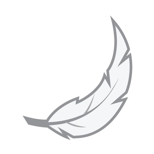 羽毛图标插图矢量模板图片下载