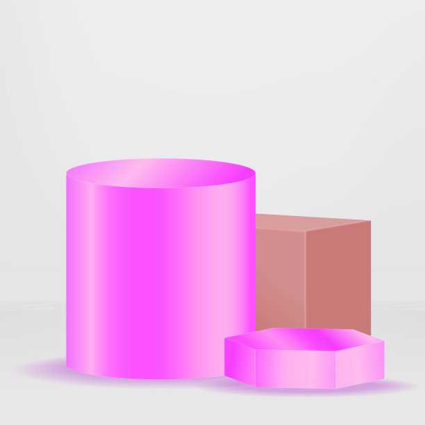 用于化妆品时尚产品展示的空展柜图片下载