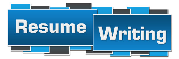 简历写作蓝灰色方框图片下载