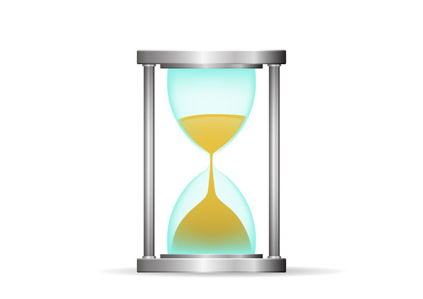 透明的向量沙漏图片下载