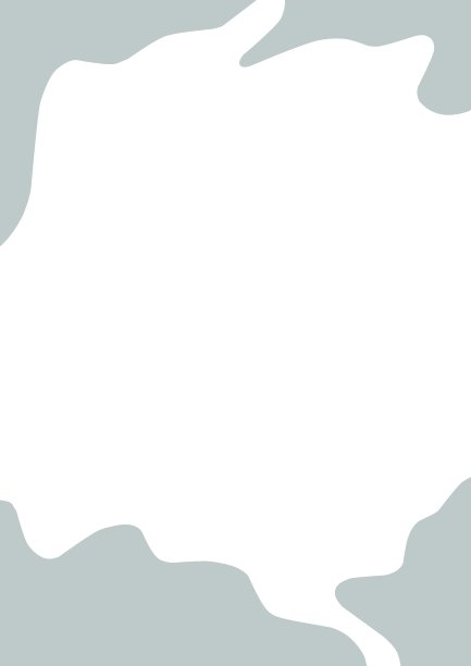 手绘简单的照片post或故事框架光滑的有机形状时尚的灰尘调色板，社交媒体广告模板图片下载