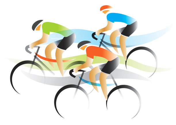公路自行车赛选手。图片下载
