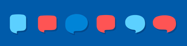 消息聊天图标。演讲泡沫。矢量线图标的业务和广告图片下载