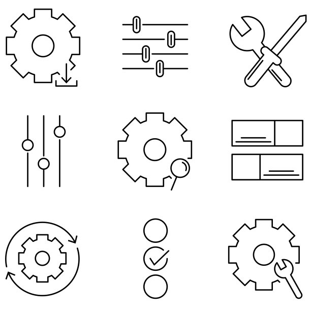 行图标与信封符号2相关图片下载