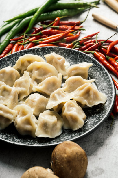 中国传统食品饺子图片下载