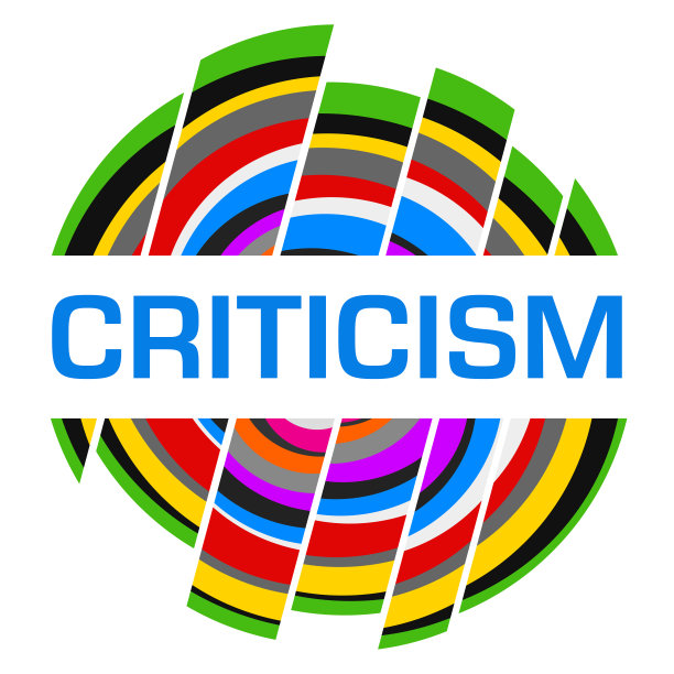 批评彩色对比圆形切割模式图片下载