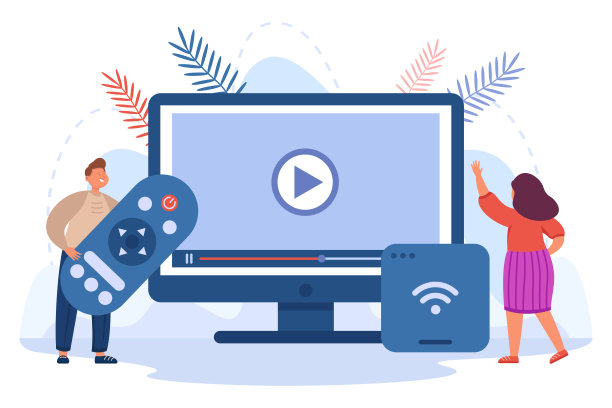 人们在监视器上观看视频和数字电视图片下载