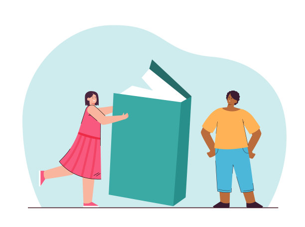 可爱的小女孩给同学或朋友读大部头的书图片下载