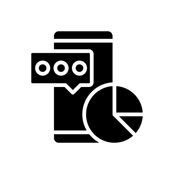 社交媒体中的数据挖掘黑色字形图标图片下载