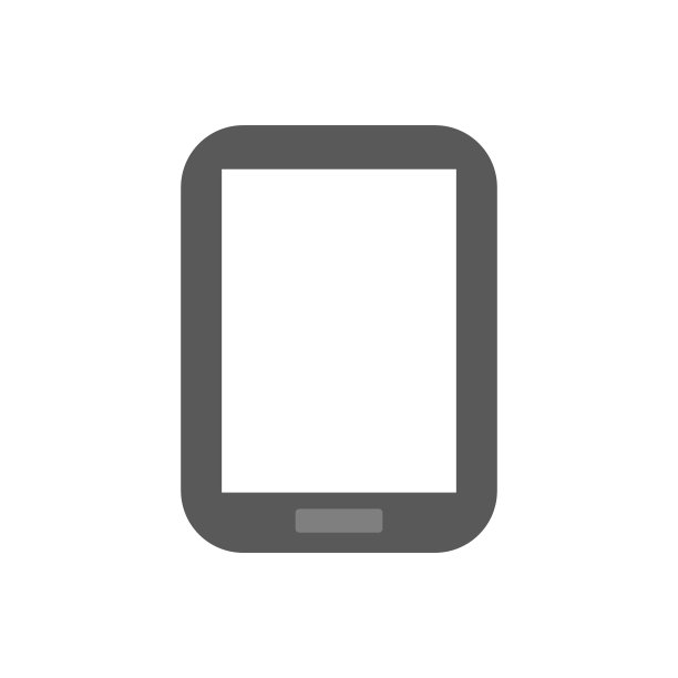 白色背景上的矢量平板设备图标。插图图片下载