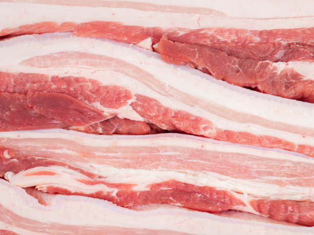 新鲜五花肉背景图片下载