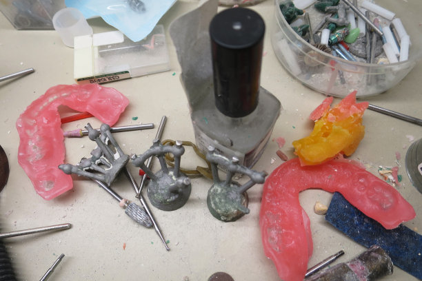 牙科化验所的牙齿指纹图片下载