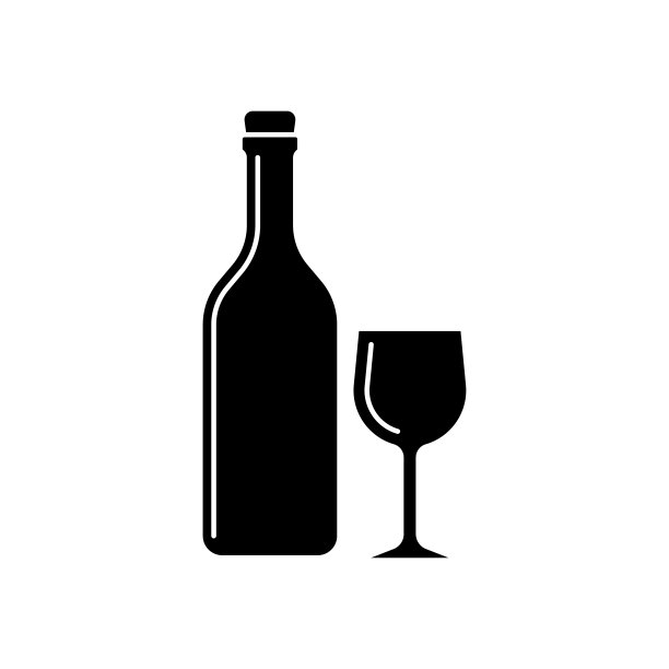 葡萄酒图标设计模板矢量素材图片下载