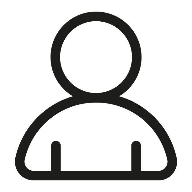 用户头像图标矢量插图，线条风格图片下载