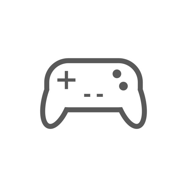 矢量操纵杆游戏控制台图标在白色背景。图片下载