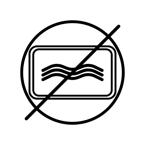 微波炉安全隔离在白色背景上。图标的炊具墨水风格。图片下载