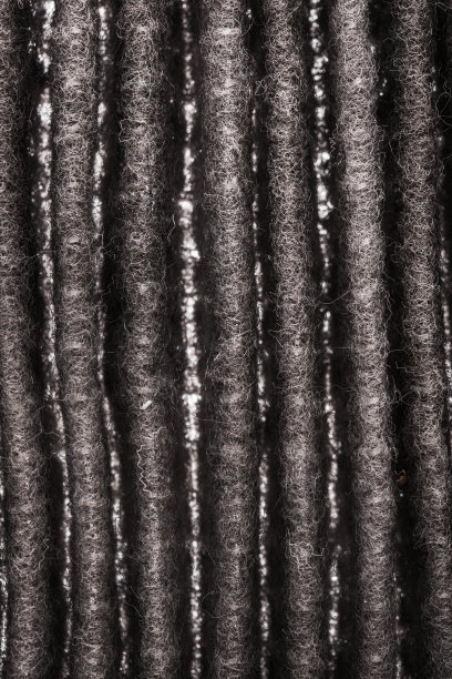 空气滤清器为车辆抽象近距离纹理背景。汽车保养更换零件。图片下载