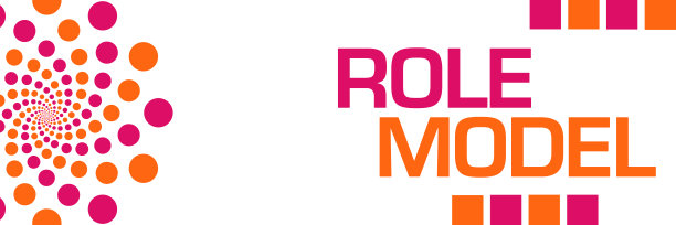 粉红色橙色圆点水平图片下载