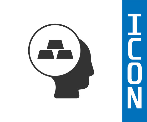 灰色金色条形图标孤立在白色背景上。银行业务的概念。向量图片下载