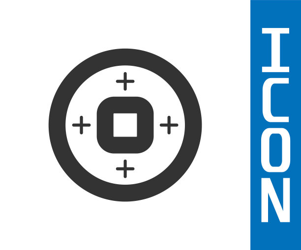 灰色人民币货币符号图标孤立在白色背景上。硬币的钱。银行货币符号。现金的象征。向量图片下载