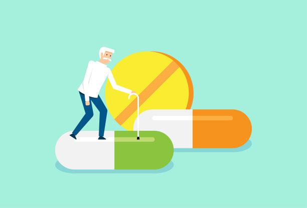 老人沮丧地和他的药，老年的健康问题，这么多的药，老人吃药图片下载