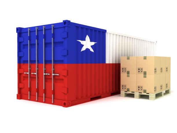 智利货物集装箱进出口运输图片下载
