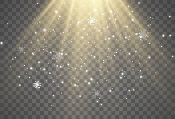 飞雪的矢量插图图片下载