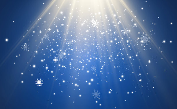 飞雪的矢量插图图片下载