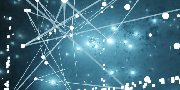 光纤光缆互联网连接概念人工智能神经网络3d渲染图图片下载