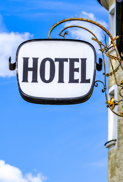 德国古董酒店招牌图片下载