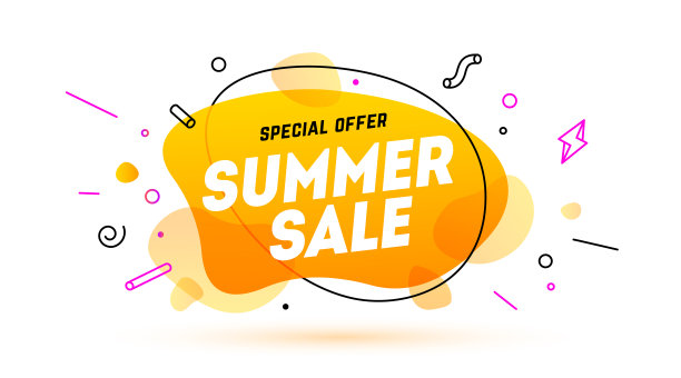 夏季大甩卖，言语泡沫图片下载