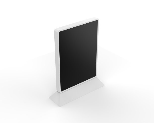 采购产品LCD触摸屏显示交互式Kiosk数字标牌高清屏幕，触摸显示Kiosk表产品。3d渲染插图。图片下载