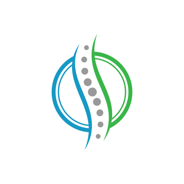 捏脊图标矢量股票插图设计模板。图片下载