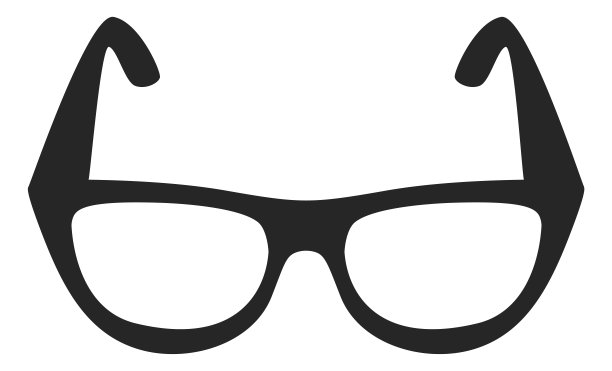 眼镜图标。视觉标志。眼部护理的象征图片下载