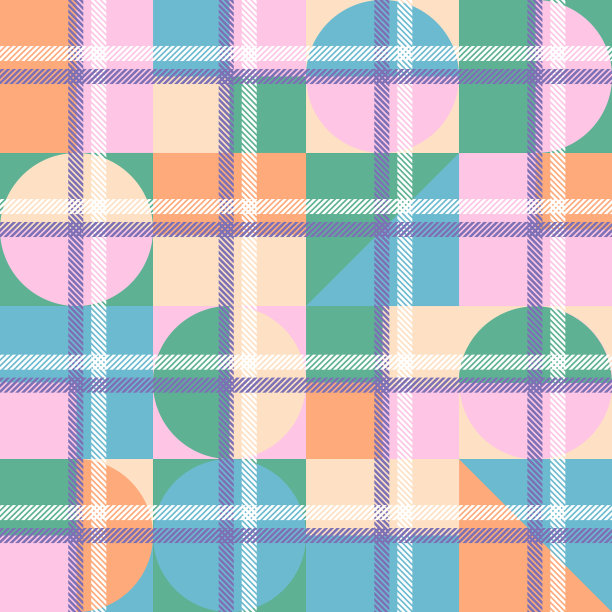 时尚的图案，瓷砖无缝地作为一个图案。纹理的矢量织物笼子插图。图片下载