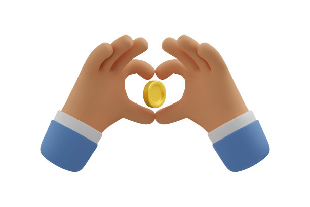 3d图标手爱钱的姿态图片下载