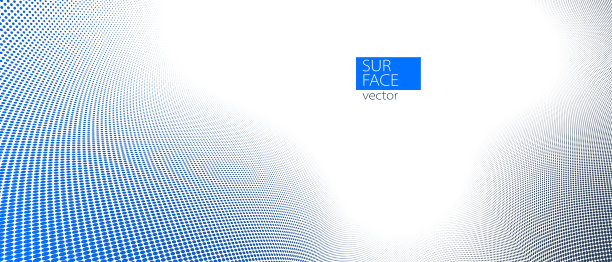 点向量抽象背景，透视流中的蓝色和灰色点，点纹理抽象，大数据技术图像，酷酷的背景。图片下载