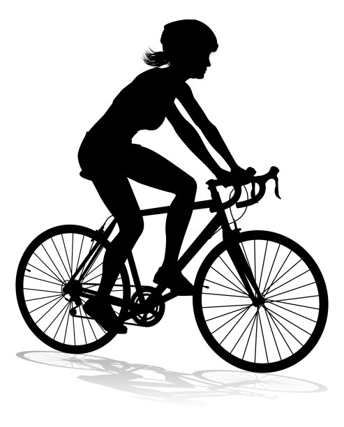 自行车和自行车剪影图片下载