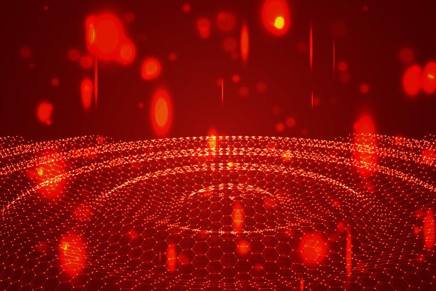 矢量三维背景。波点。几何的舞蹈图片下载